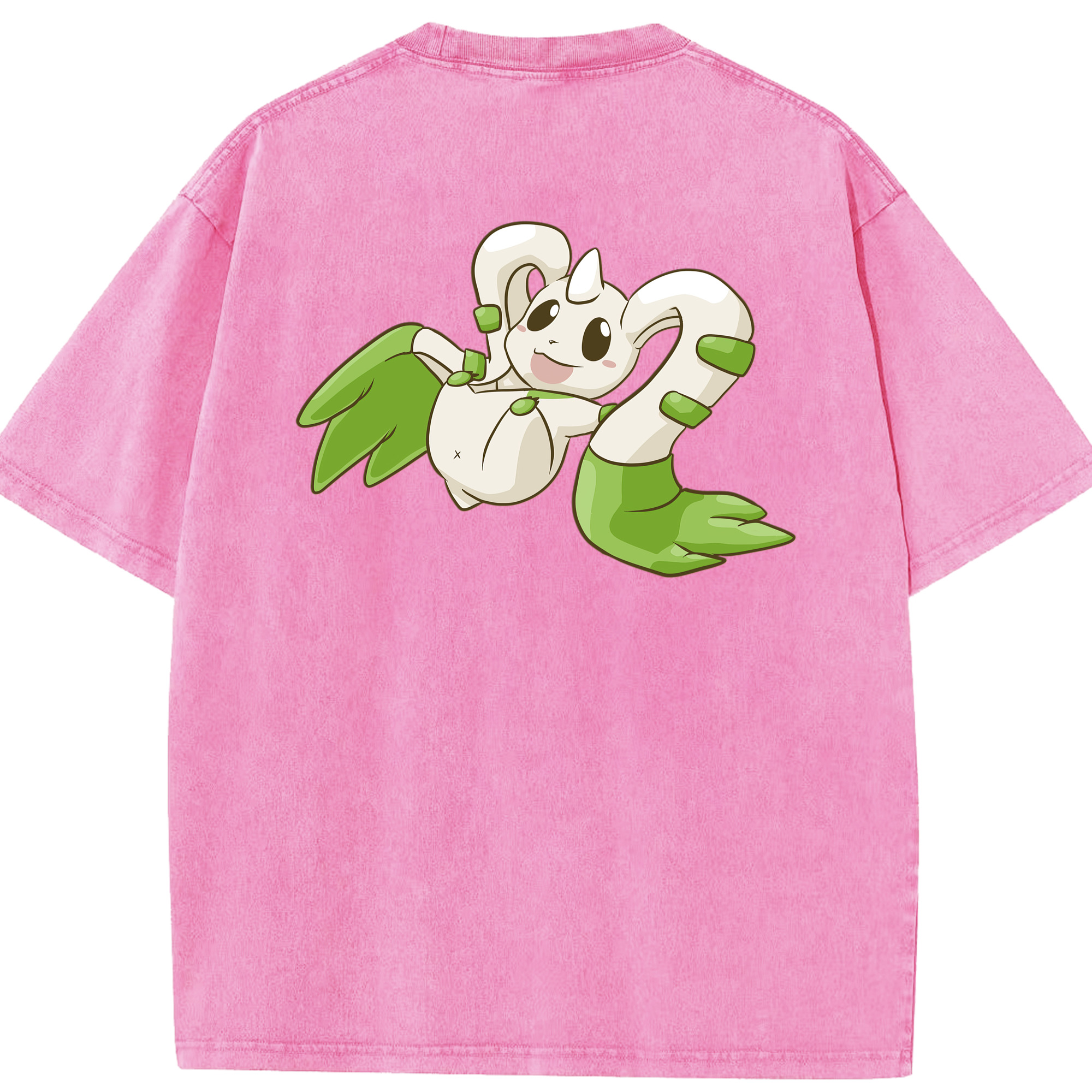 （画像用） Digimon デジタルモンスター/デジモン 綿100% ヴィンテージ風 半袖Tシャツ（背面プリント）
